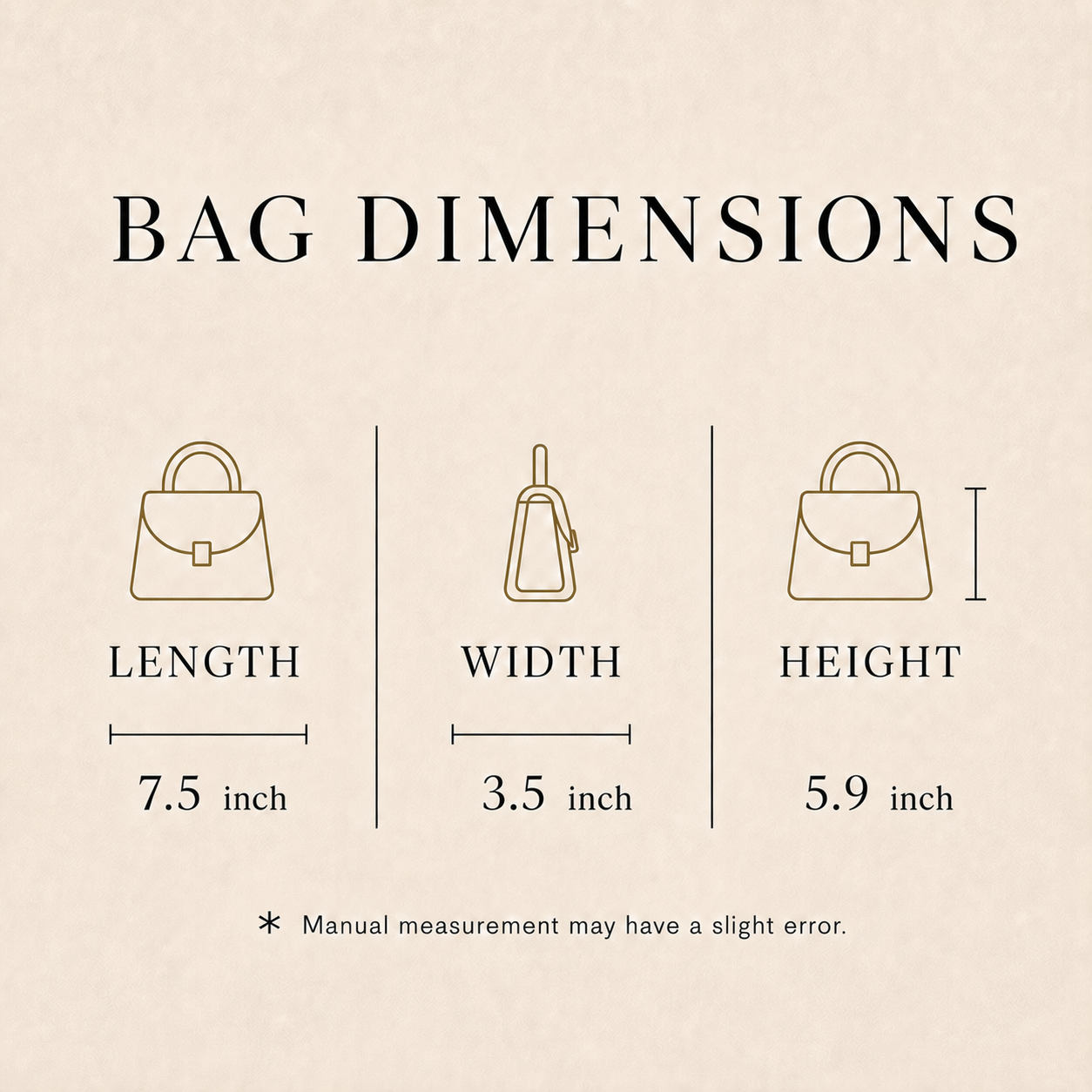 Top-Grain Leather Envelope Crossbody Bag Turn-Lock Shoulder Satchel