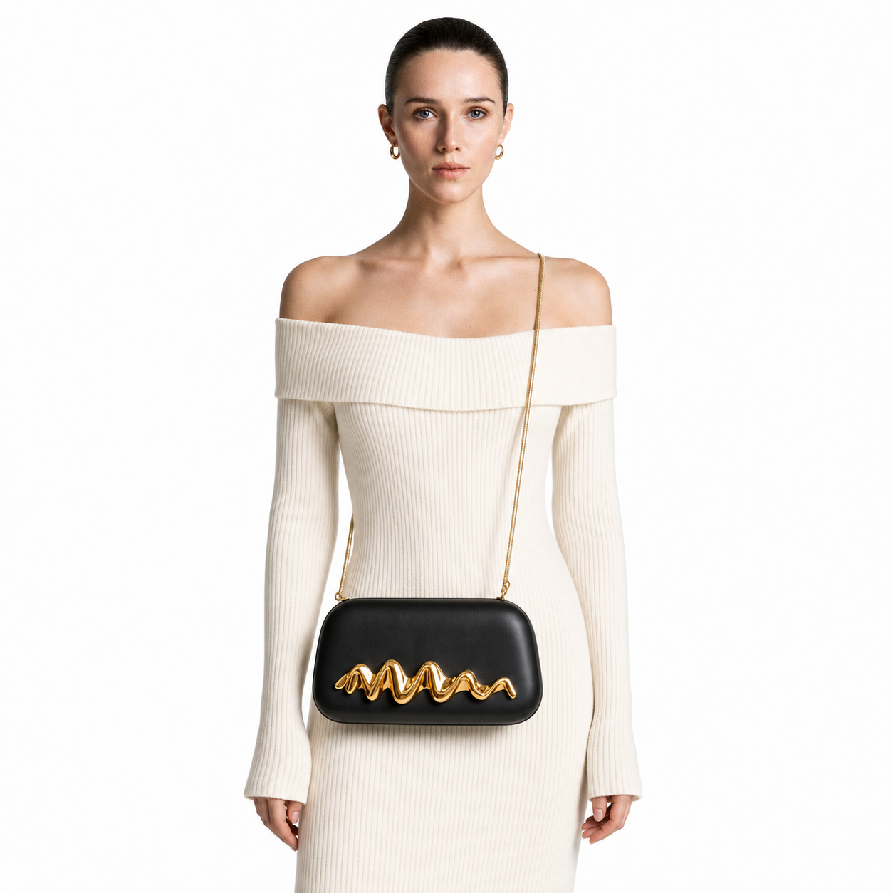 Geometric PU Leather Evening Clutch Fashion Wedding Party Crossbody