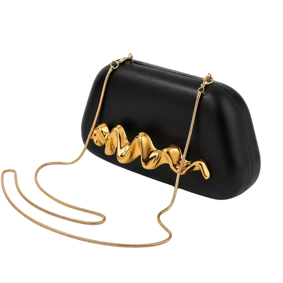 Geometric PU Leather Evening Clutch Fashion Wedding Party Crossbody
