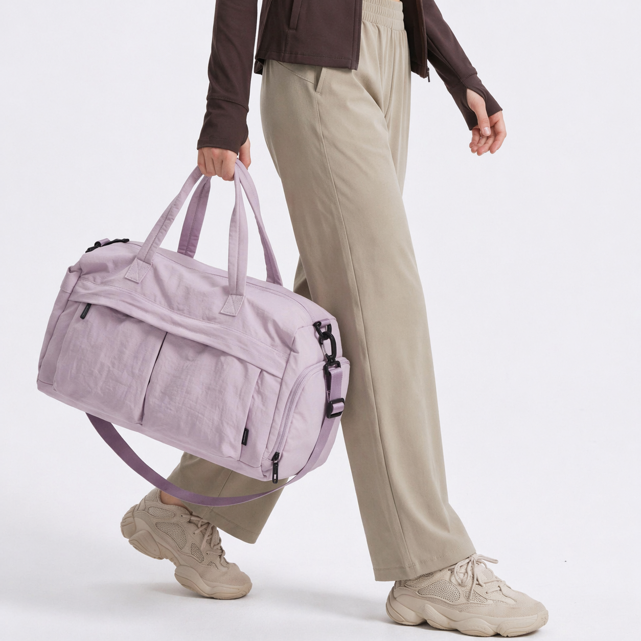 Waterproof Gym Duffel Bag Large Yoga Swim Weekender Travel Maternity Tote