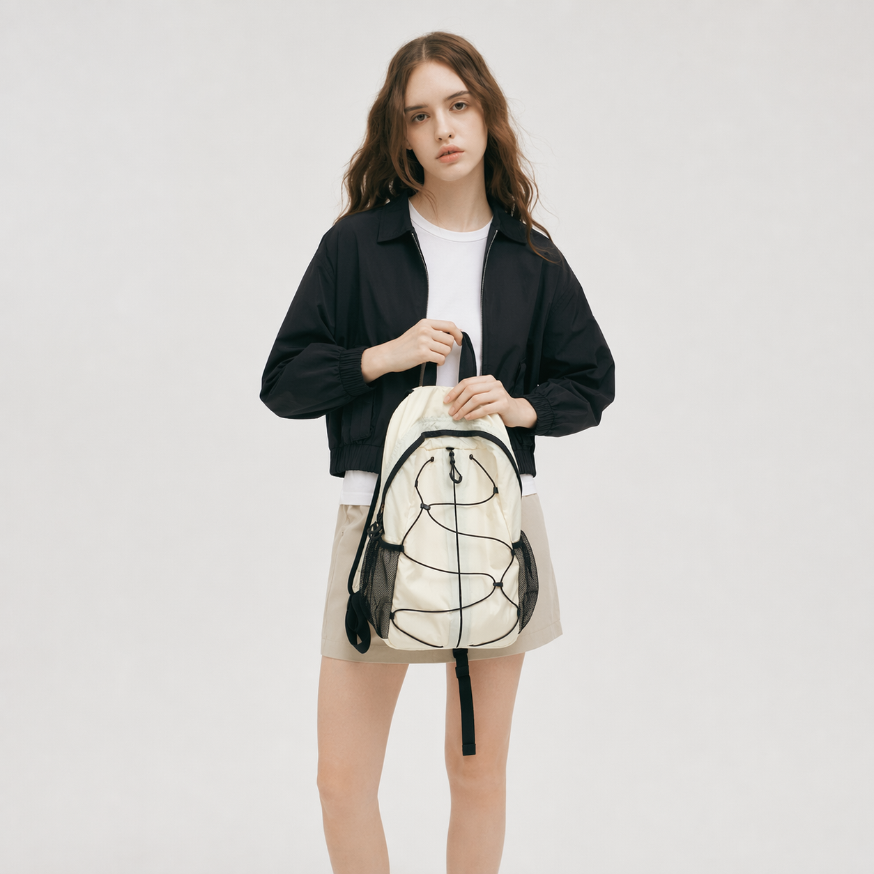 Lightweight Nylon Backpack Fashion Travel Daypack Casual Commuter Bag