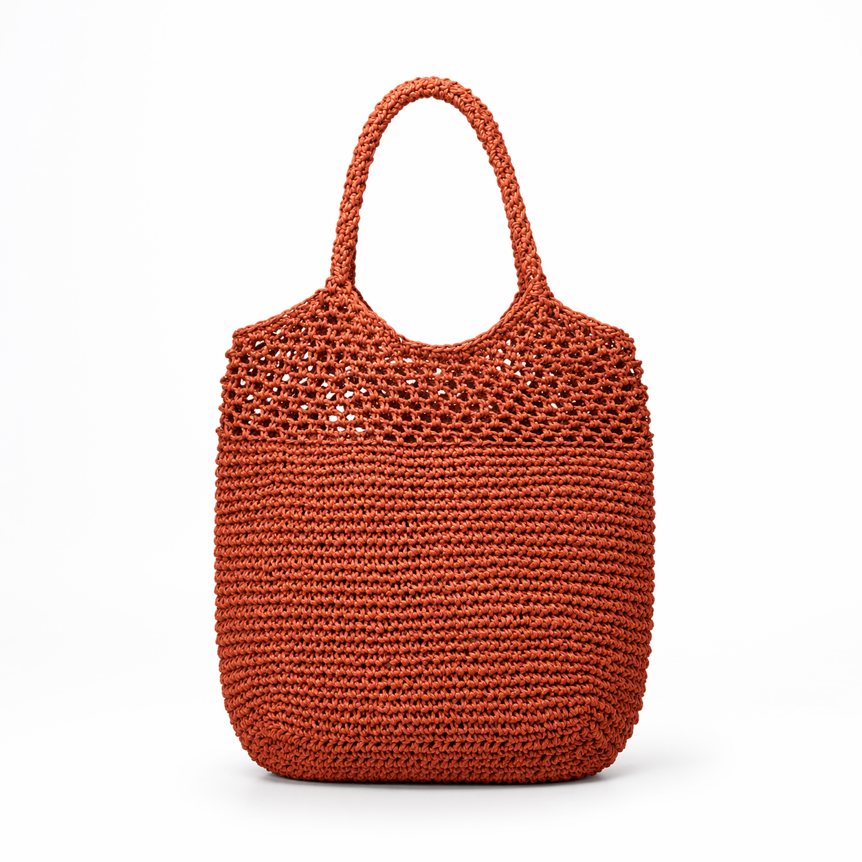 Vintage Straw Woven Tote Bag Hollow Out Large Summer Beach Shoulder Bag