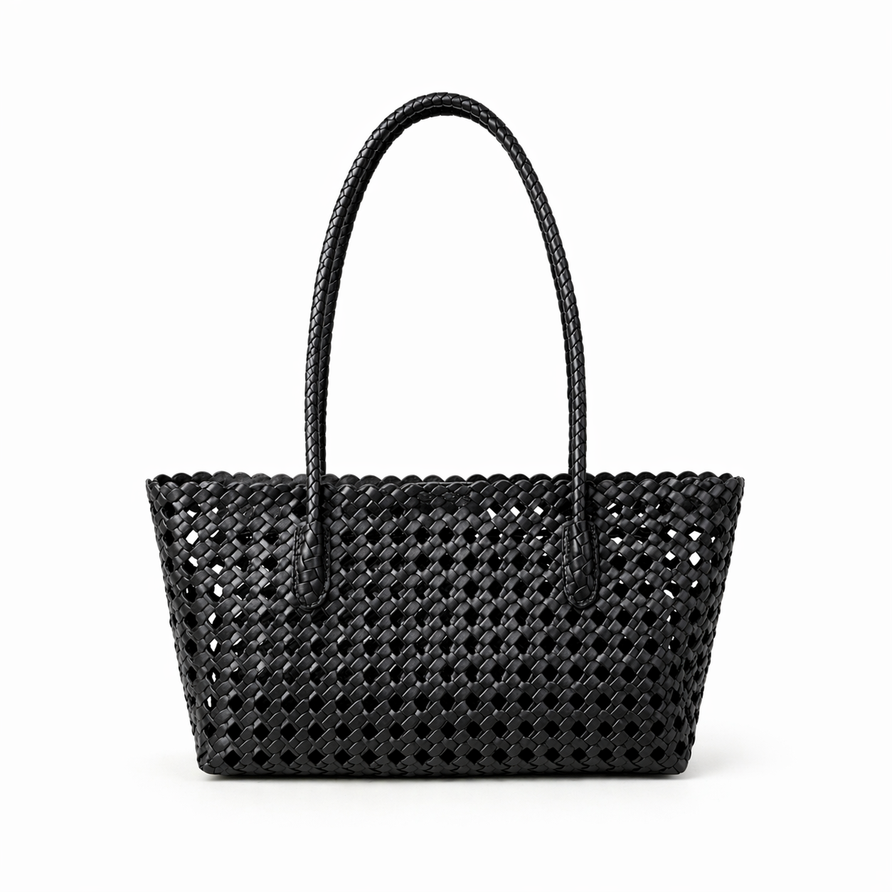 Quilted Lattice Tote Large Capacity Pouch Set Casual Shoulder Bag