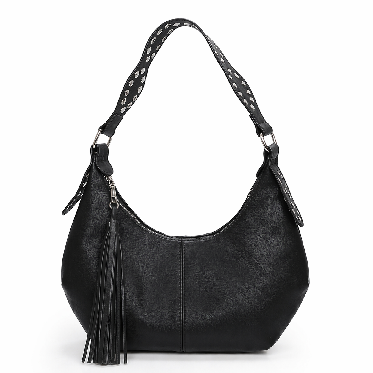 Vintage Tassel Crescent Underarm Bag Retro Crossbody Hobo Shoulder Bag