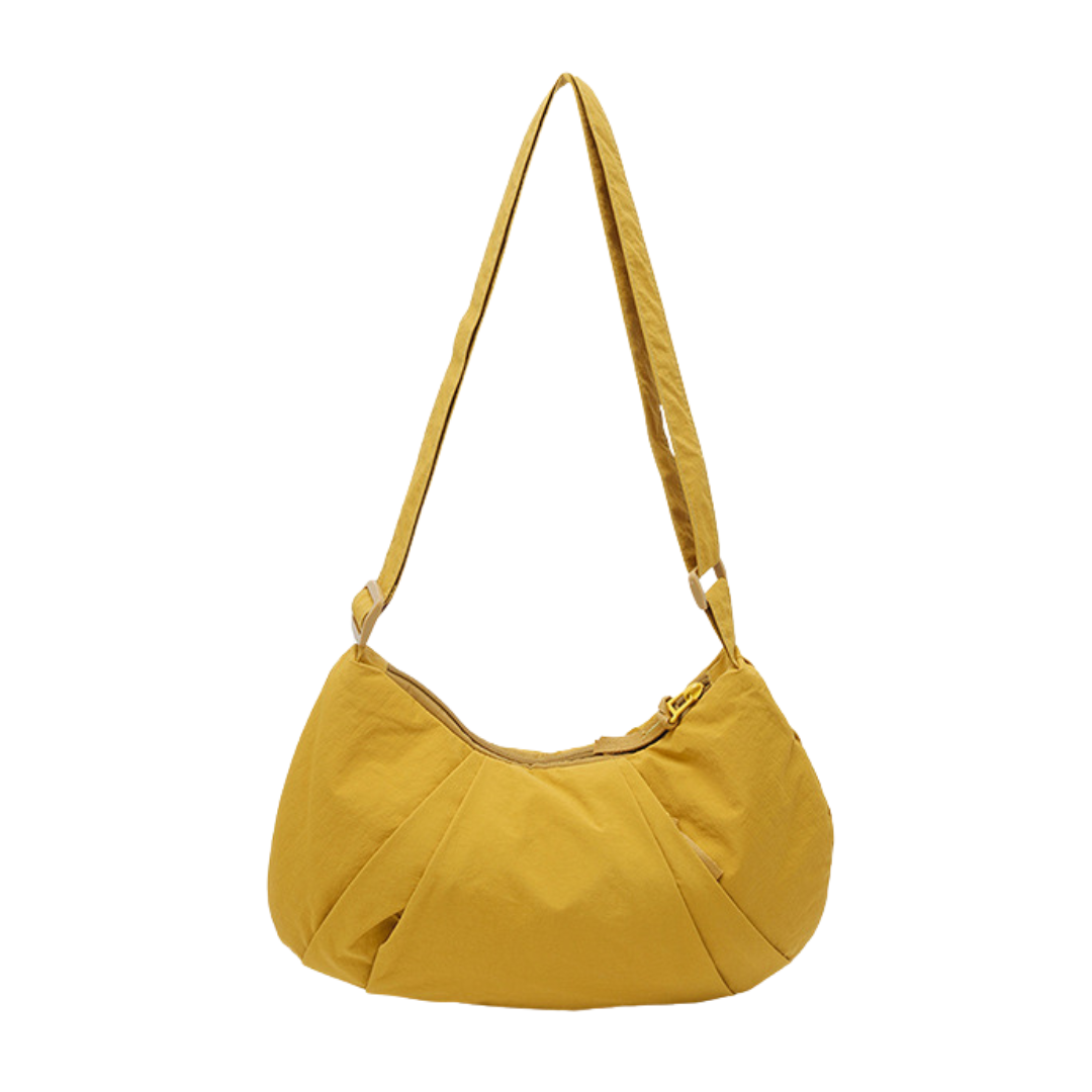 Nylon Crescent Crossbody Bag Lightweight Casual Shoulder Purse