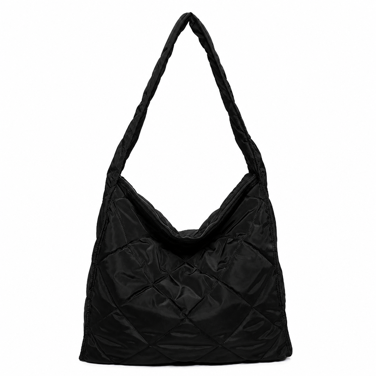 Quilted Puffer Tote Bag Large Travel Hobo Crossbody Handbag
