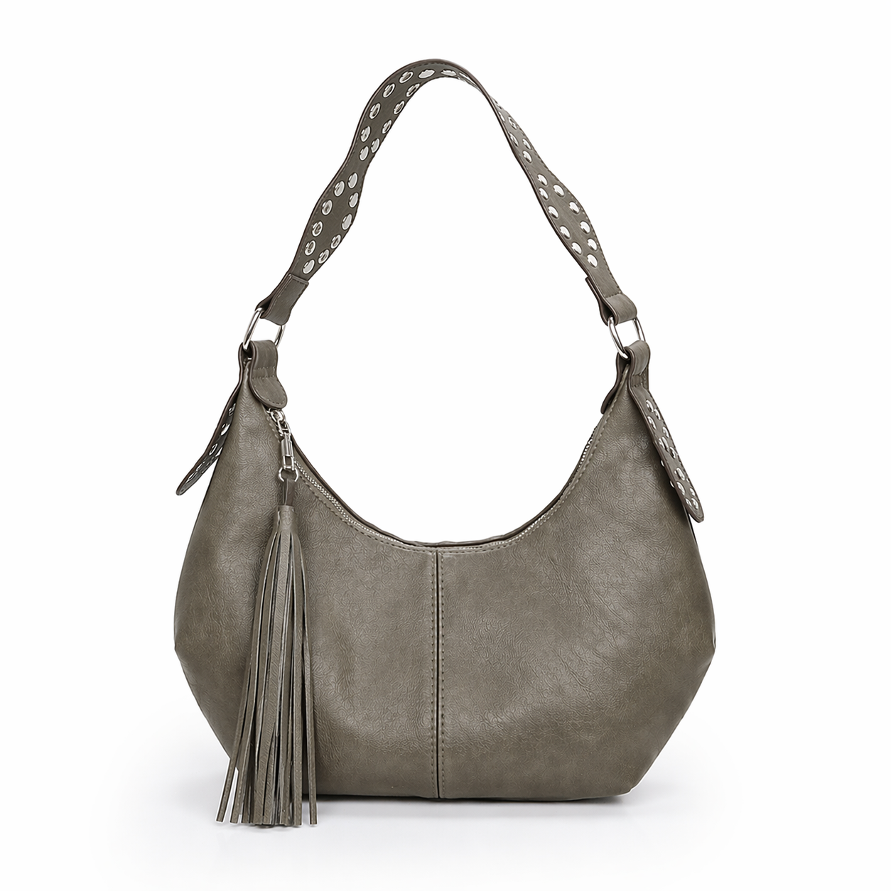 Vintage Tassel Crescent Underarm Bag Retro Crossbody Hobo Shoulder Bag