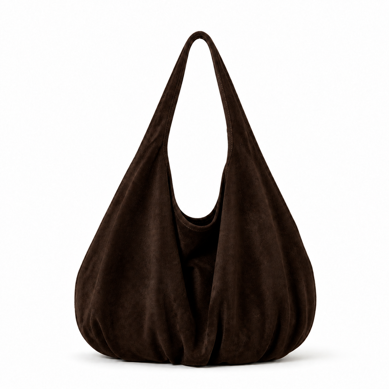 Oversized Faux Suede Tote Bag Slouchy Hobo Commuter Shoulder Bag