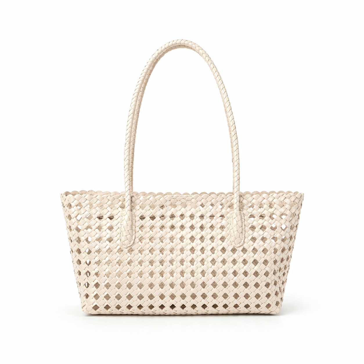 Quilted Lattice Tote Large Capacity Pouch Set Casual Shoulder Bag