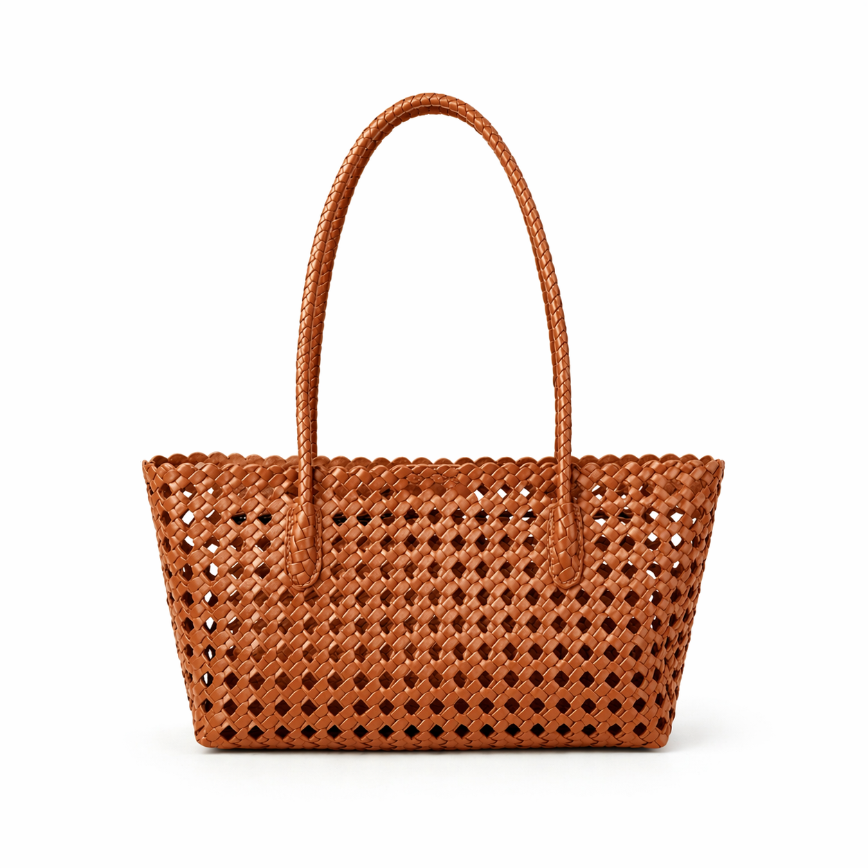 Quilted Lattice Tote Large Capacity Pouch Set Casual Shoulder Bag