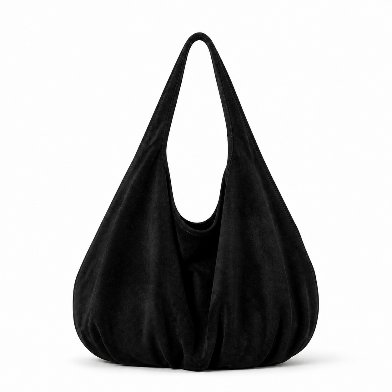 Oversized Faux Suede Tote Bag Slouchy Hobo Commuter Shoulder Bag