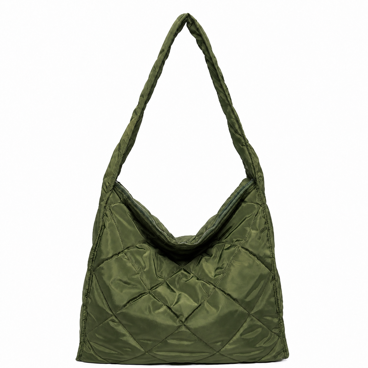 Quilted Puffer Tote Bag Large Travel Hobo Crossbody Handbag