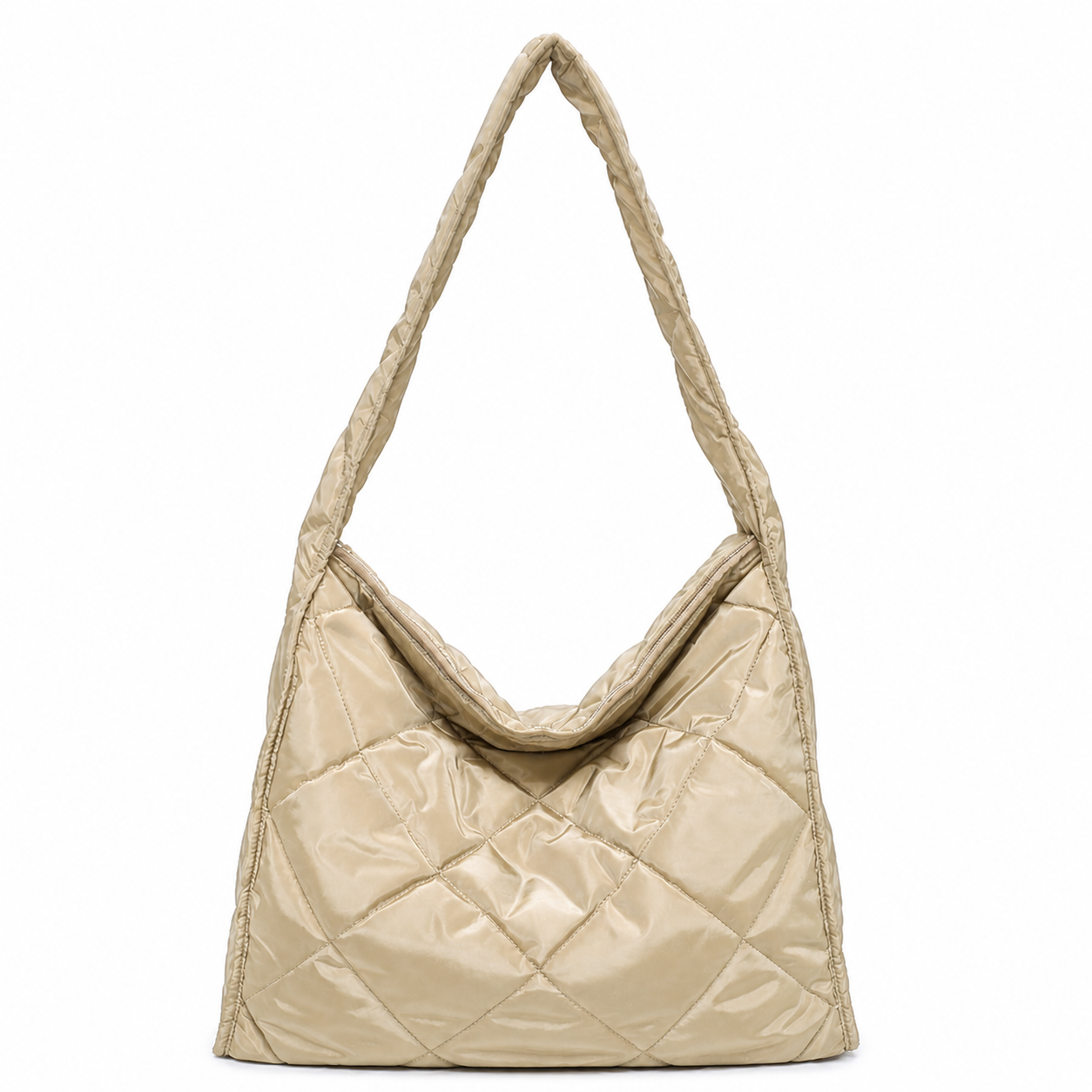 Quilted Puffer Tote Bag Large Travel Hobo Crossbody Handbag