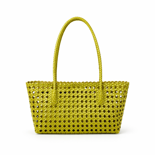 Quilted Lattice Tote Large Capacity Pouch Set Casual Shoulder Bag