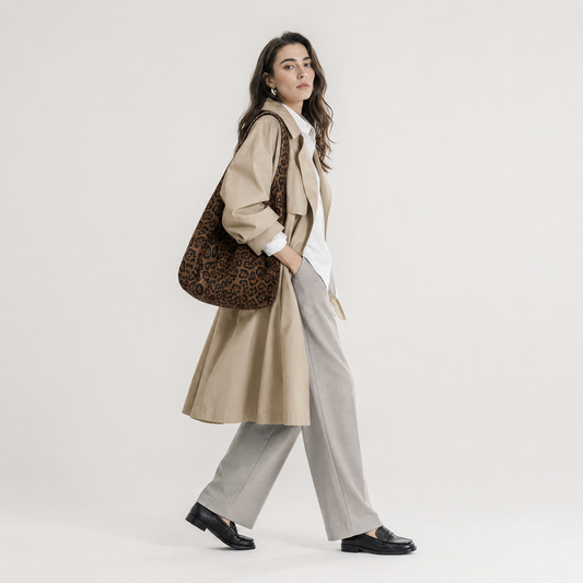 Large Canvas Slouchy Tote Bag Minimalist Everyday Shopper