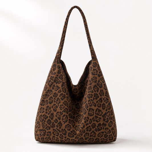 Large Canvas Slouchy Tote Bag Minimalist Everyday Shopper