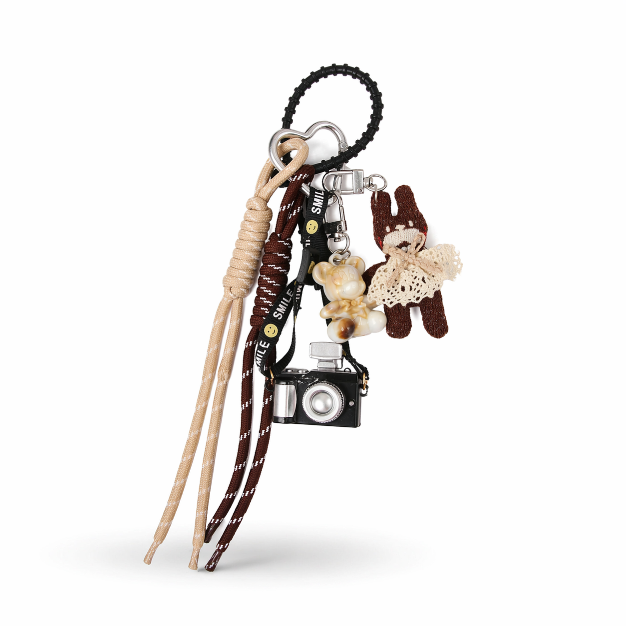 Streetwear Rope Knot Keychain Aesthetic Bag Charm Daily Accessory