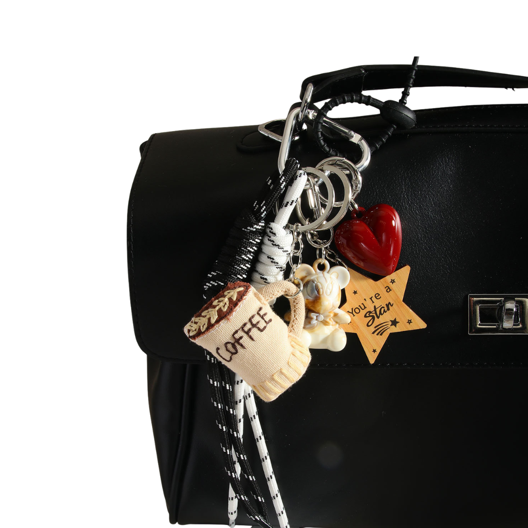 Streetwear Rope Knot Keychain Aesthetic Bag Charm Daily Accessory