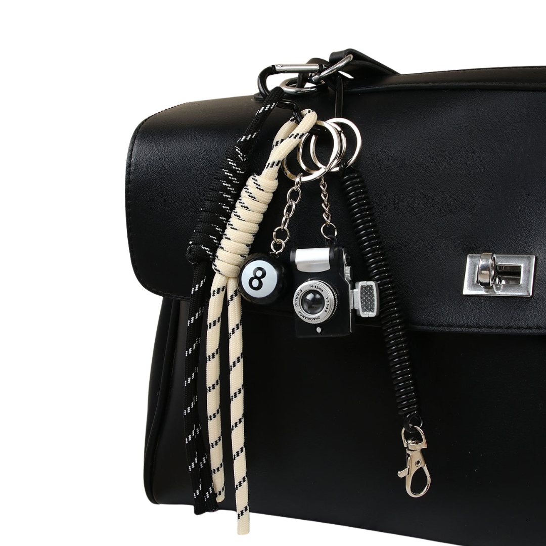 Streetwear Rope Knot Keychain Aesthetic Bag Charm Daily Accessory