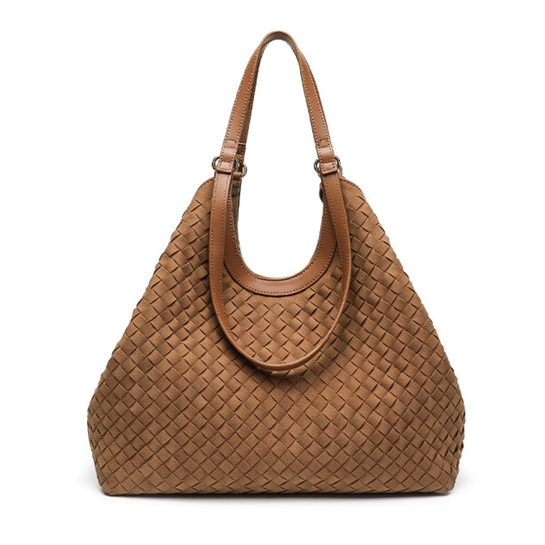 Woven Tote Bag Large Minimalist Commuter Shopper