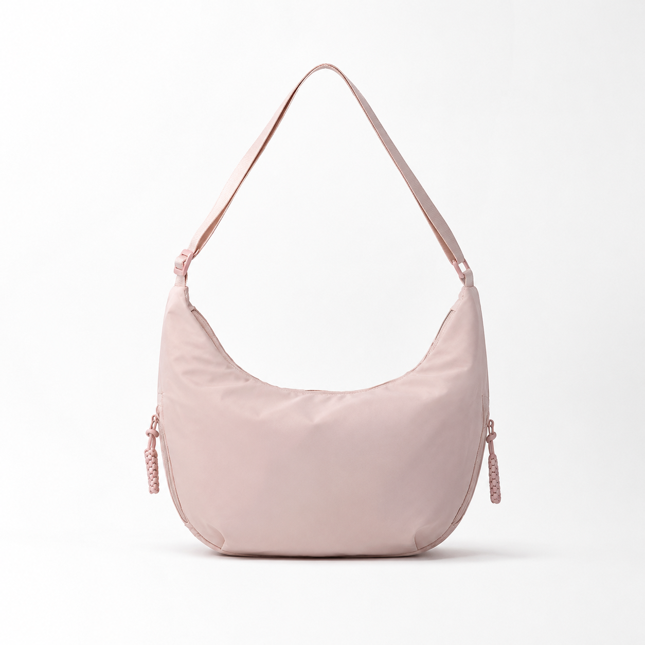 Large Nylon Crescent Shoulder Bag Lightweight Casual Hobo