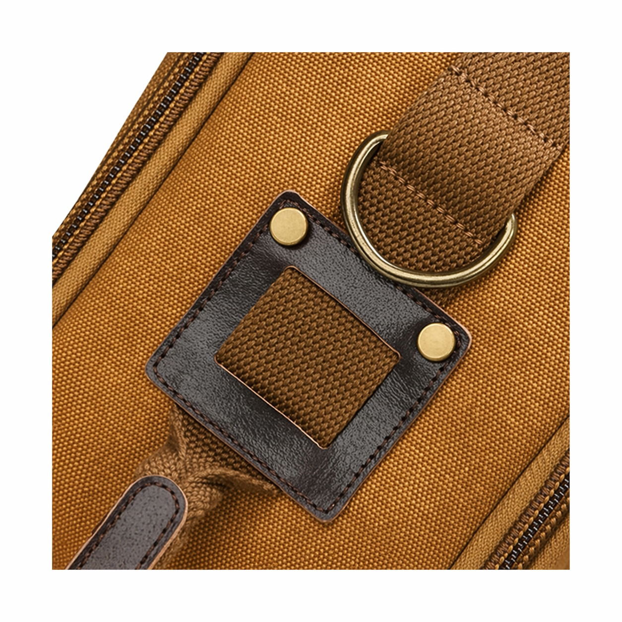 Waxed Canvas Backpack Vintage Leather Laptop Rucksack Waterproof Travel Bag