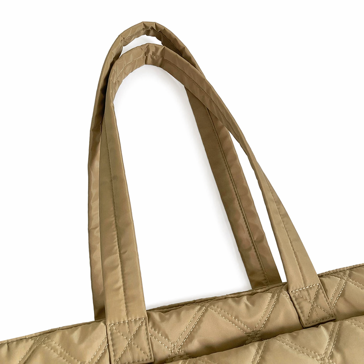 Quilted Nylon Tote Bag Large Puffer Cotton Commuter Work Purse