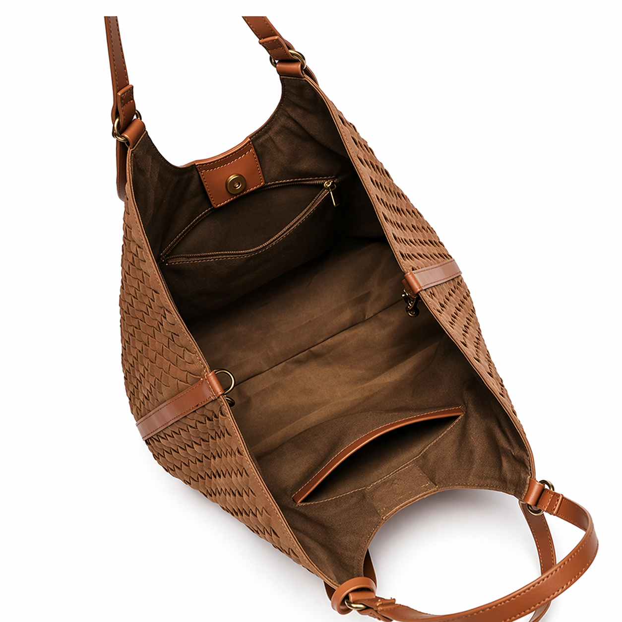 Woven Tote Bag Large Minimalist Commuter Shopper