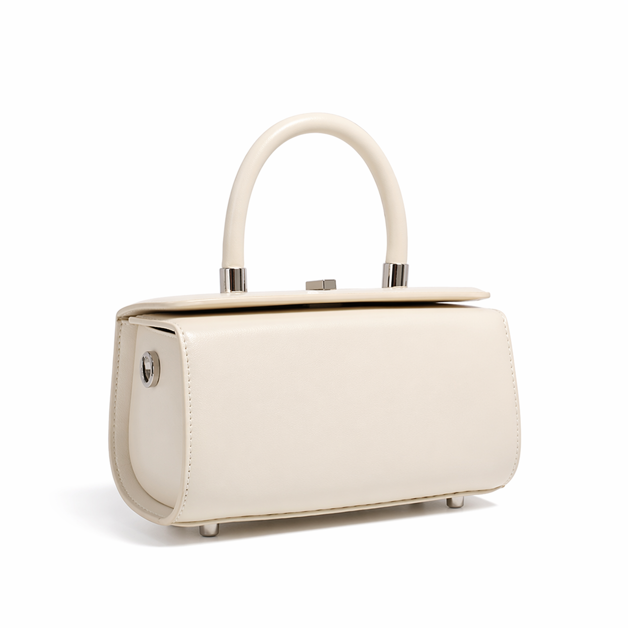 Minimalist Leather Box Tote Chic Crossbody Top Handle Shoulder Bag