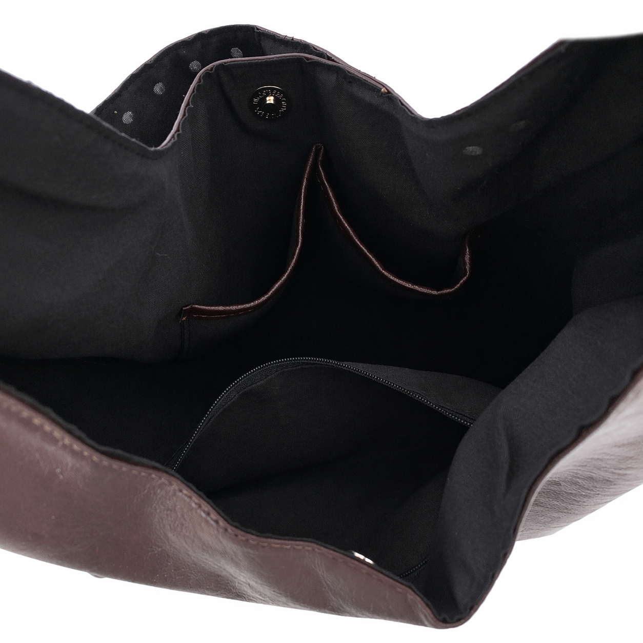 PU Leather Slouchy Tote Bag Large Hobo Elegant Commuter Shoulder Bag