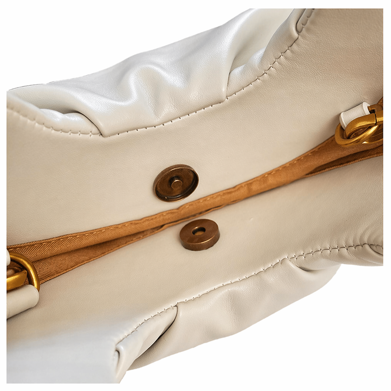 Vintage Ruched Cloud Hobo Large Capacity Pleated PU Crossbody Bag