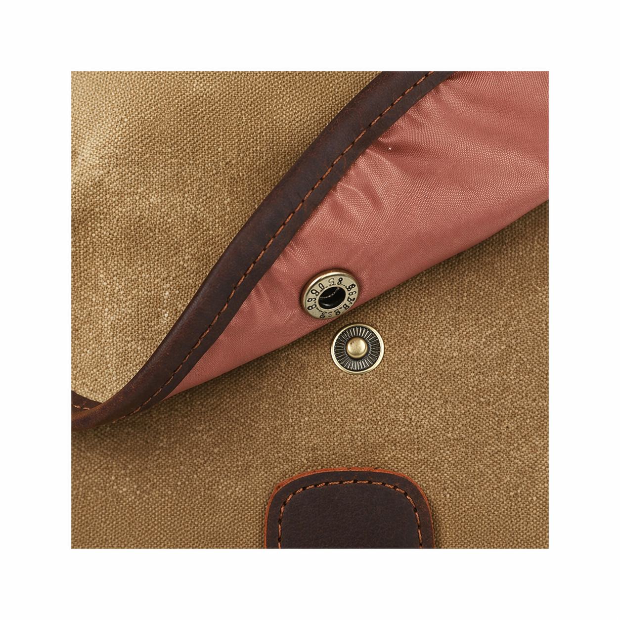 Waxed Canvas Camera Messenger Bag Leather Vintage DSLR Shoulder Case