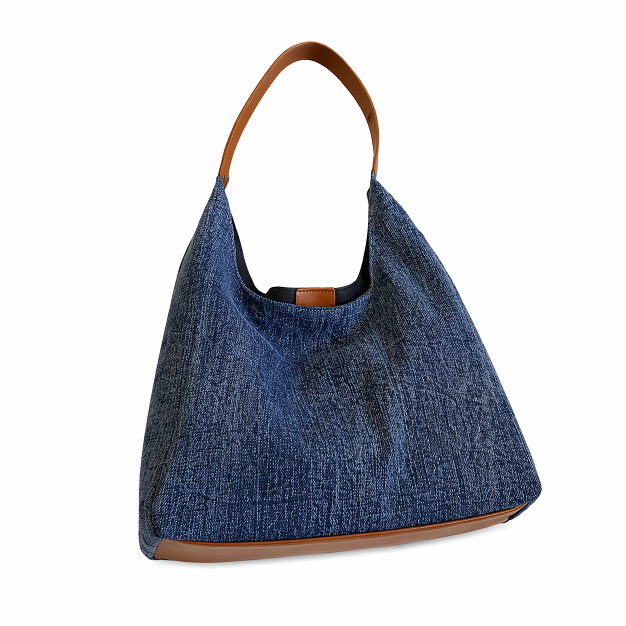 Large Denim Tote Bag Vintage Everyday Shoulder Purse
