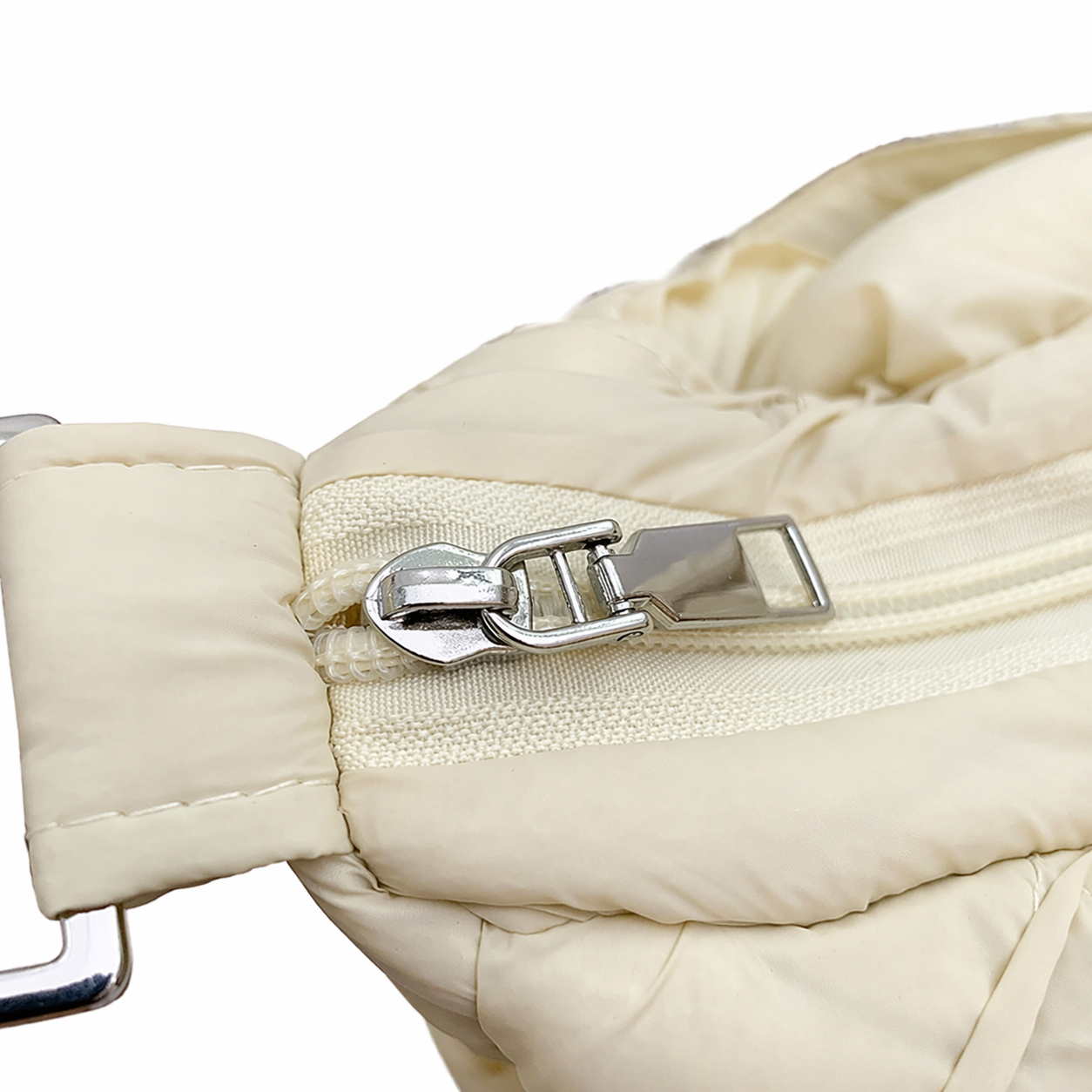 Woven Puffer Tote Bag Large Quilted Nylon Shoulder Crossbody