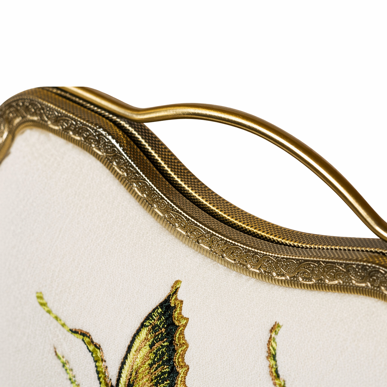 Butterfly Embroidered Crossbody Bag Cheongsam Evening Shell Purse