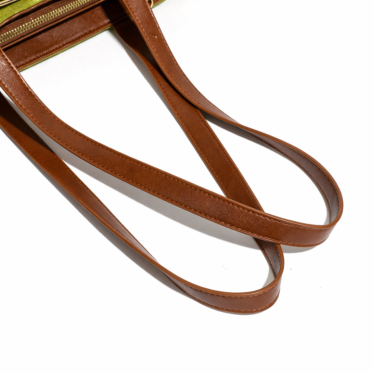 Vintage Faux Suede East-West Baguette Underarm Retro Commuter Bag