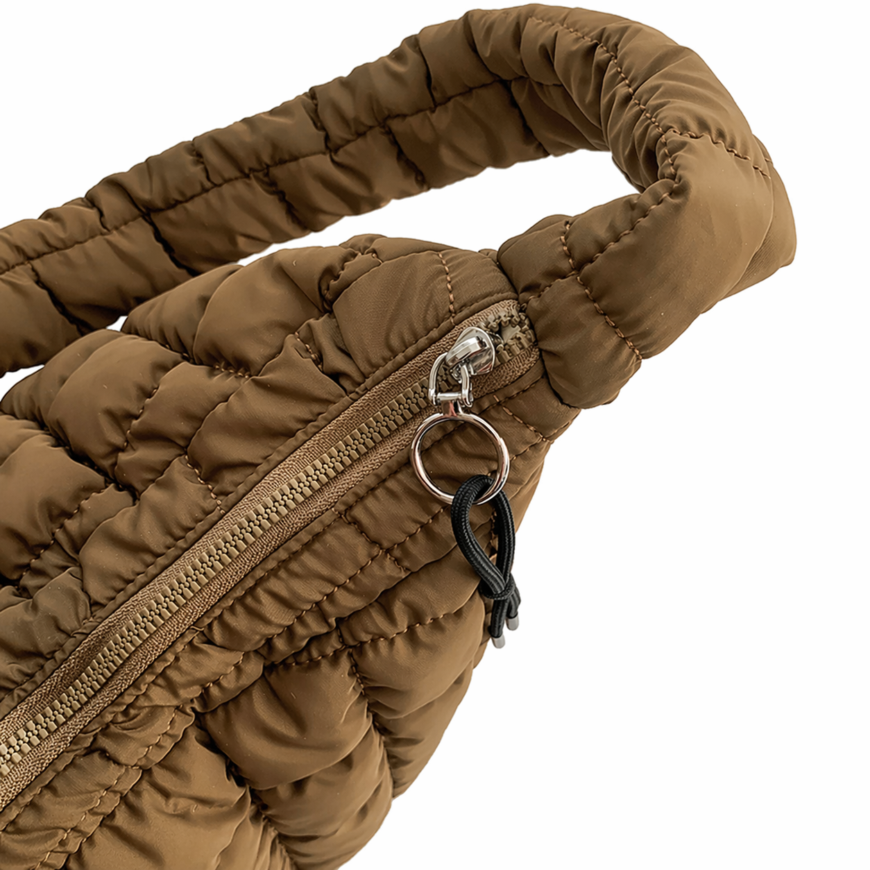 Quilted Puffer Tote Bag Pleated Cloud Nylon Crossbody Handbag