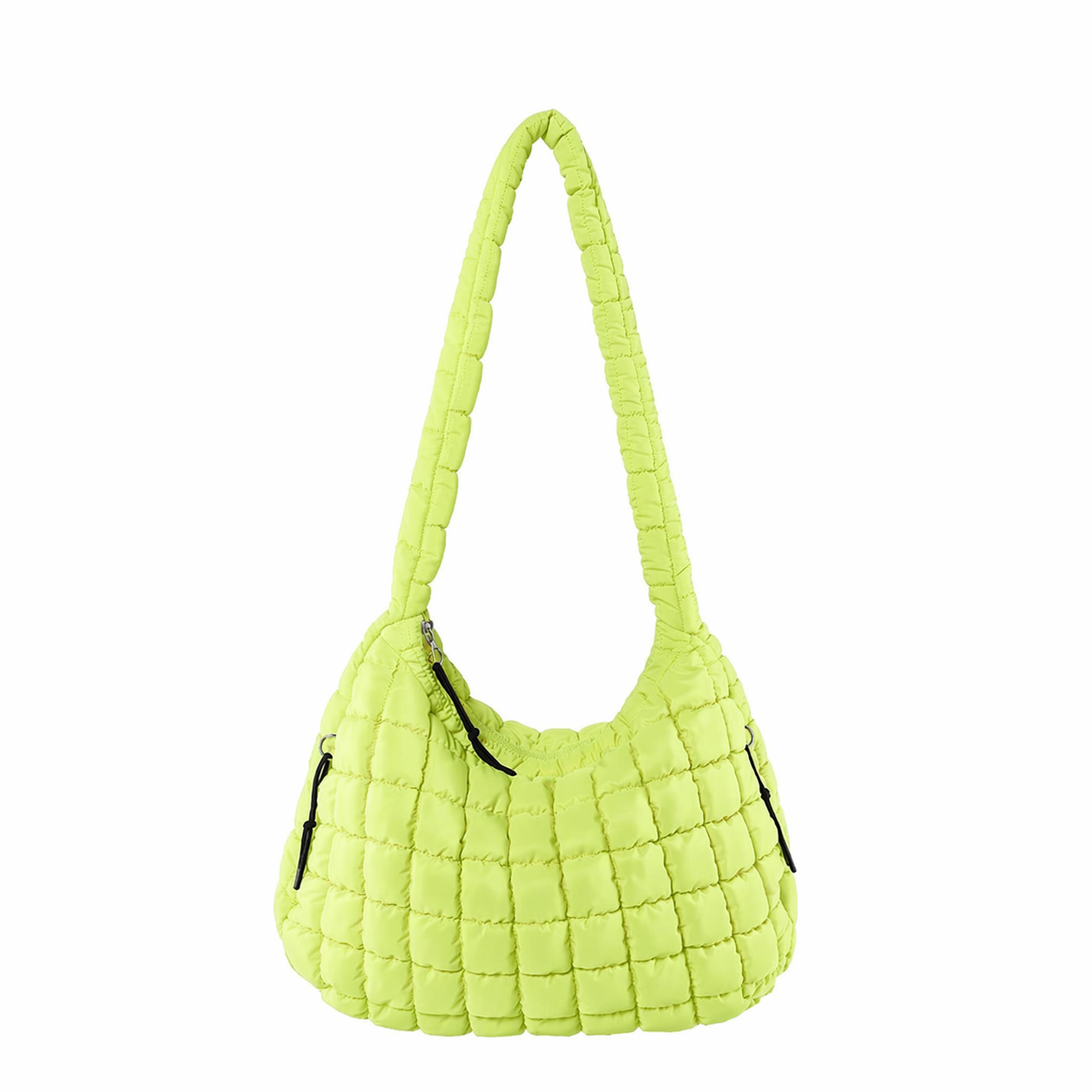 Quilted Puffer Tote Bag Pleated Cloud Nylon Crossbody Handbag
